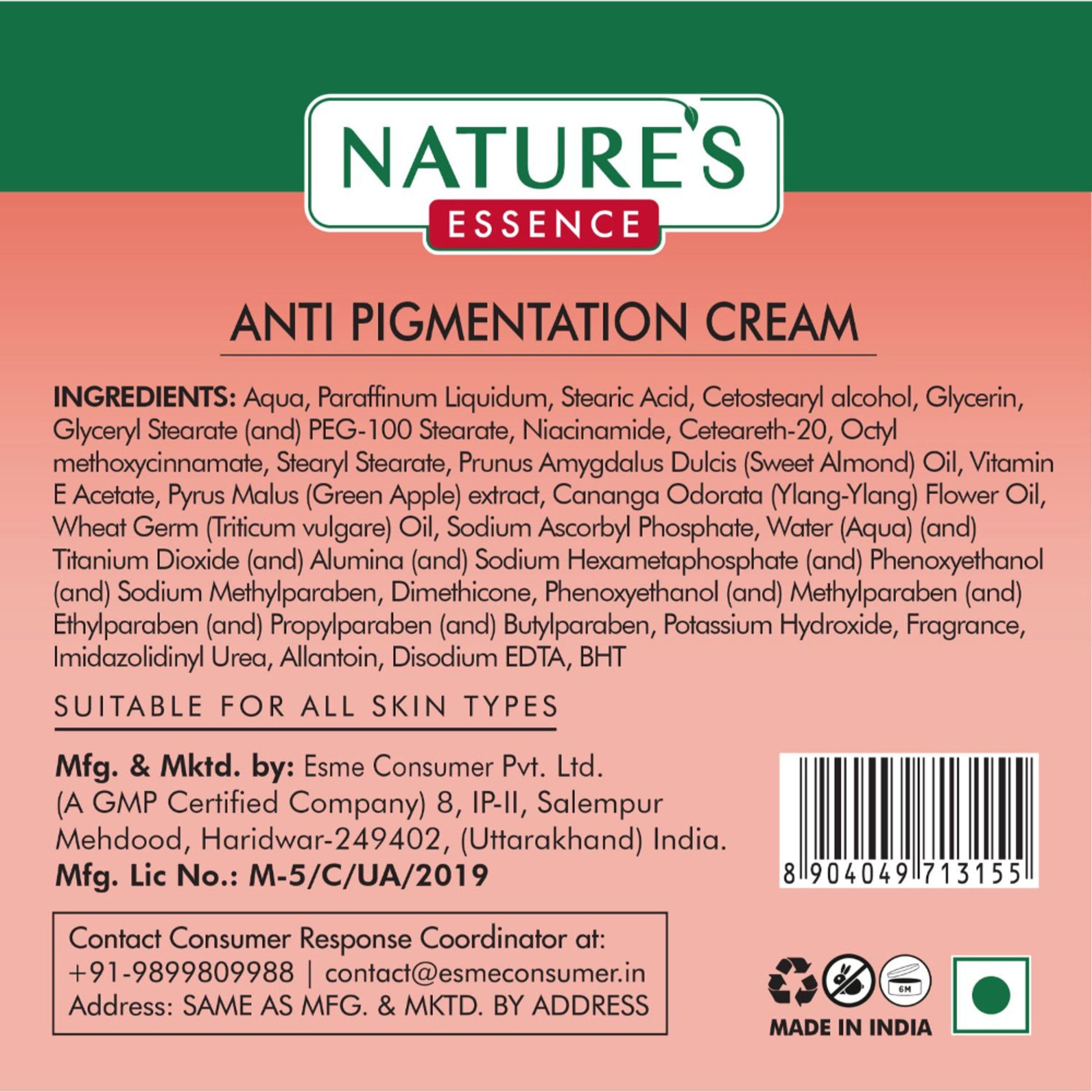 Nature's Essence Facialist Anti Pigmentation Cream with Niacinamide
