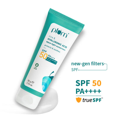 Plum Cica & Hyaluronic Acid Aqua-Light Sunscreen