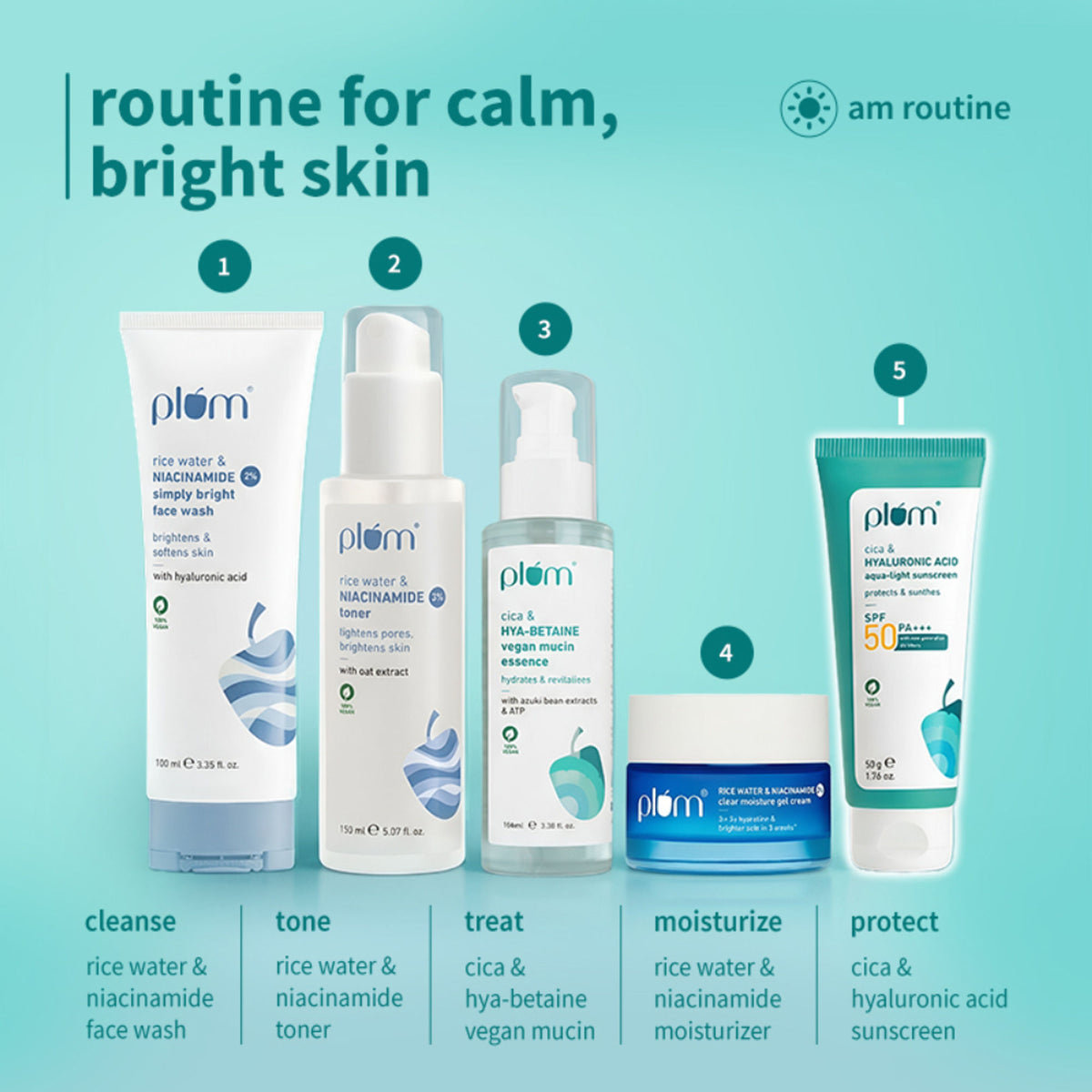 Plum Cica & Hyaluronic Acid Aqua-Light Sunscreen
