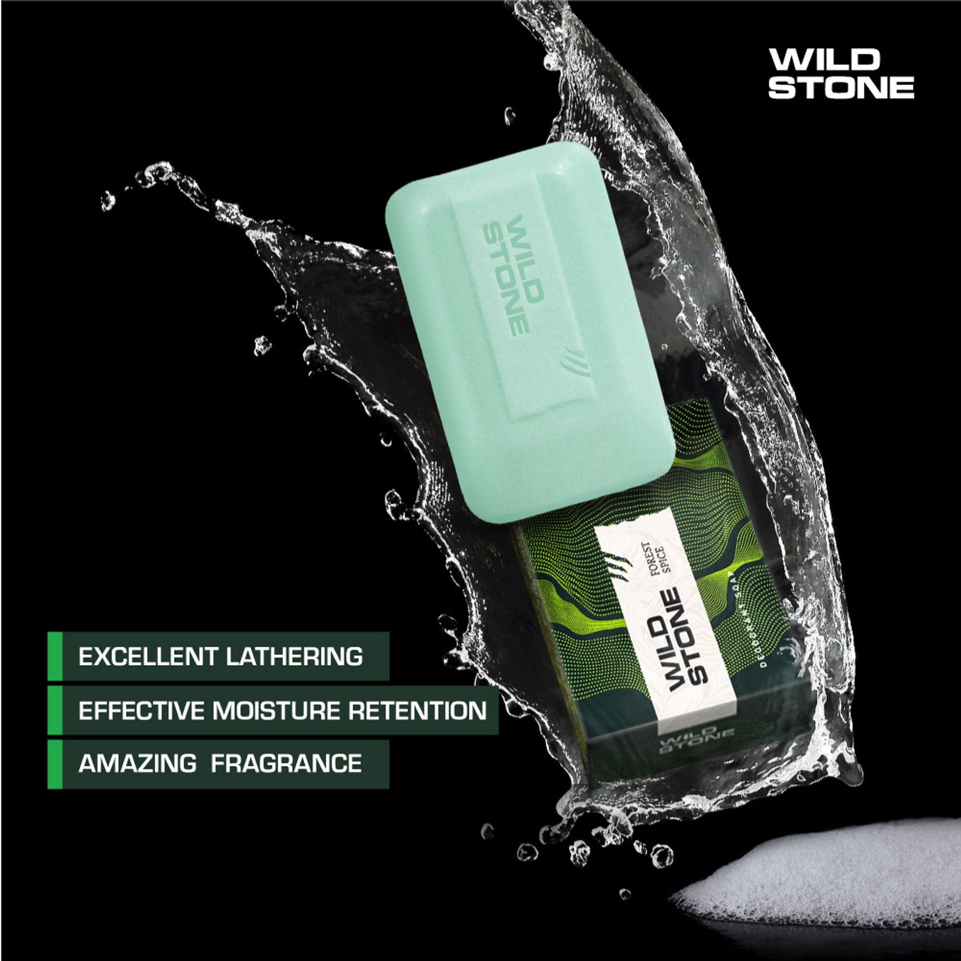 Wild Stone Ultra Sensual & Forest Spice Soap for Men Buy 3 Get 1 Free