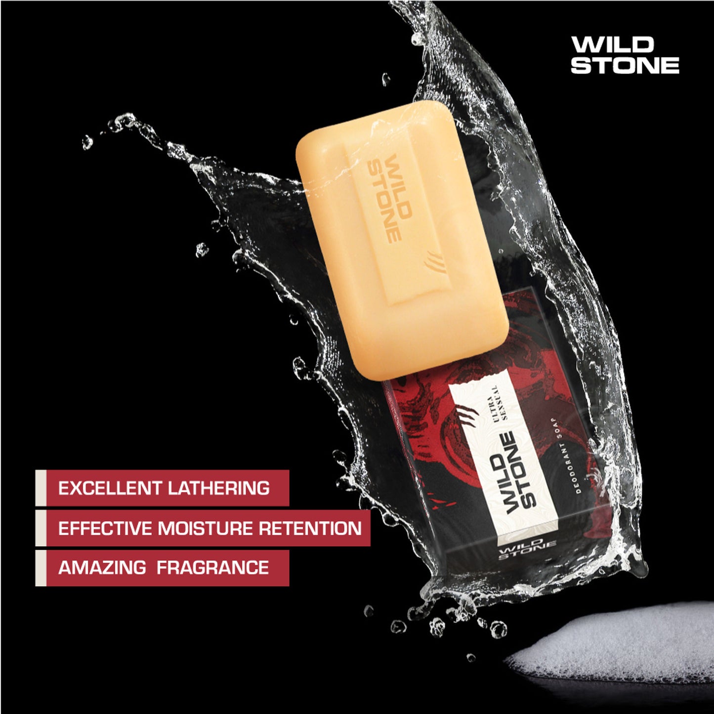 Wild Stone Ultra Sensual & Forest Spice Soap for Men Buy 3 Get 1 Free