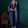 Dhiyona VA Women's Ethnic Motifs Embroidered Kurta with Embroidered Trousers & With Dupatta