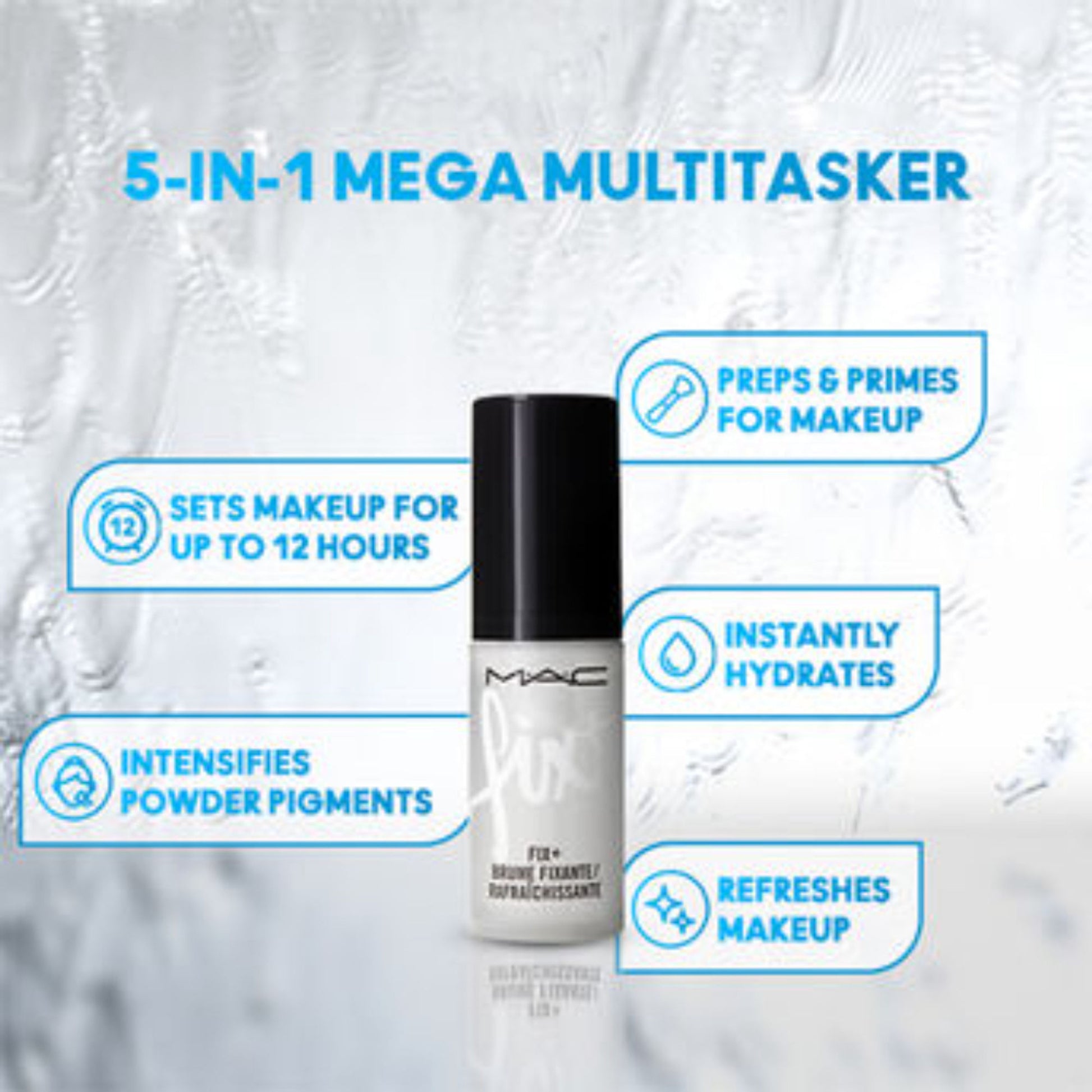 M.A.C Prep + Prime Fix+Brume Fixante Setting Spray-Travel Size