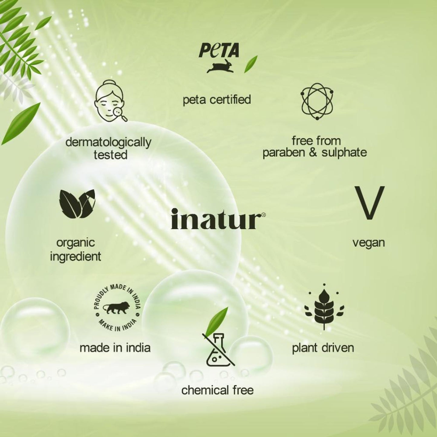 inatur Tea Tree Facial Kit, for Glowing & Clear Skin, with Cleanser, Scrub, Gel & Face Pack