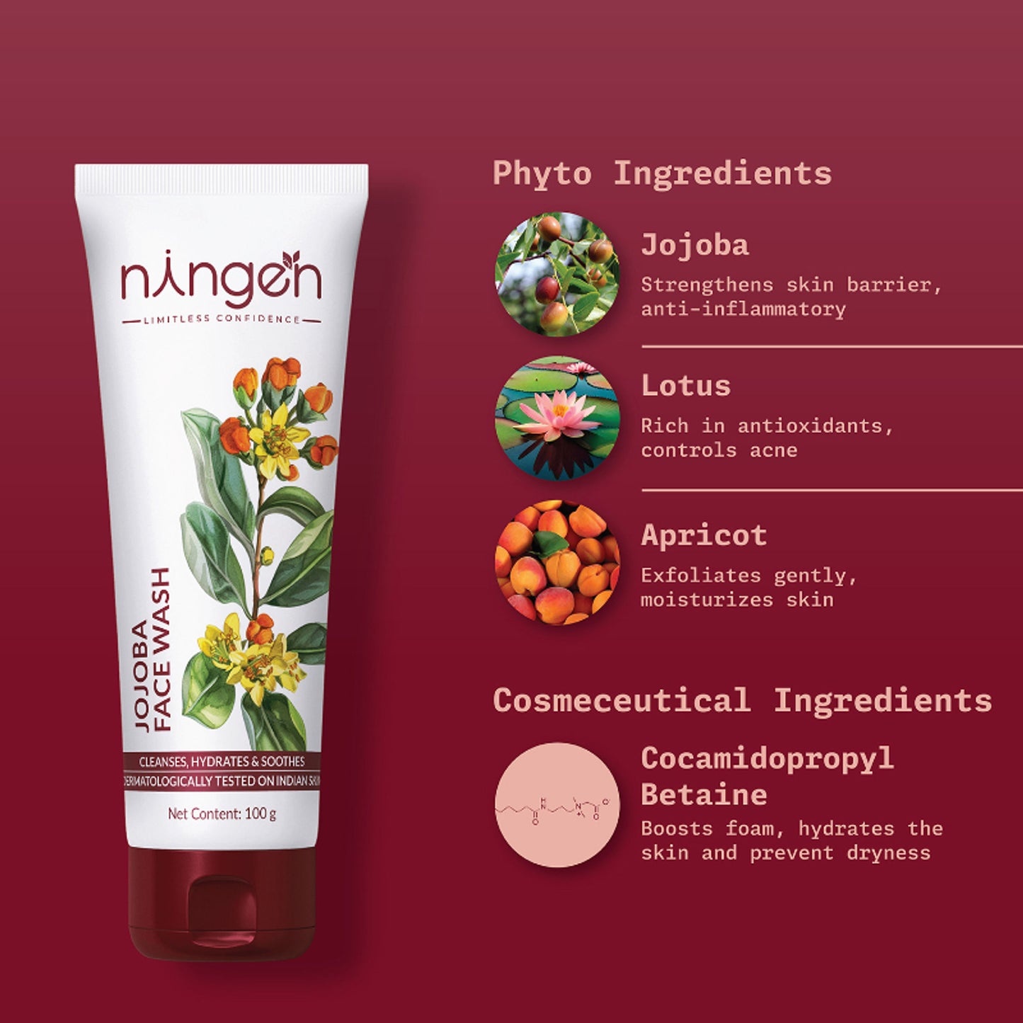 Ningen Jojoba Face Wash