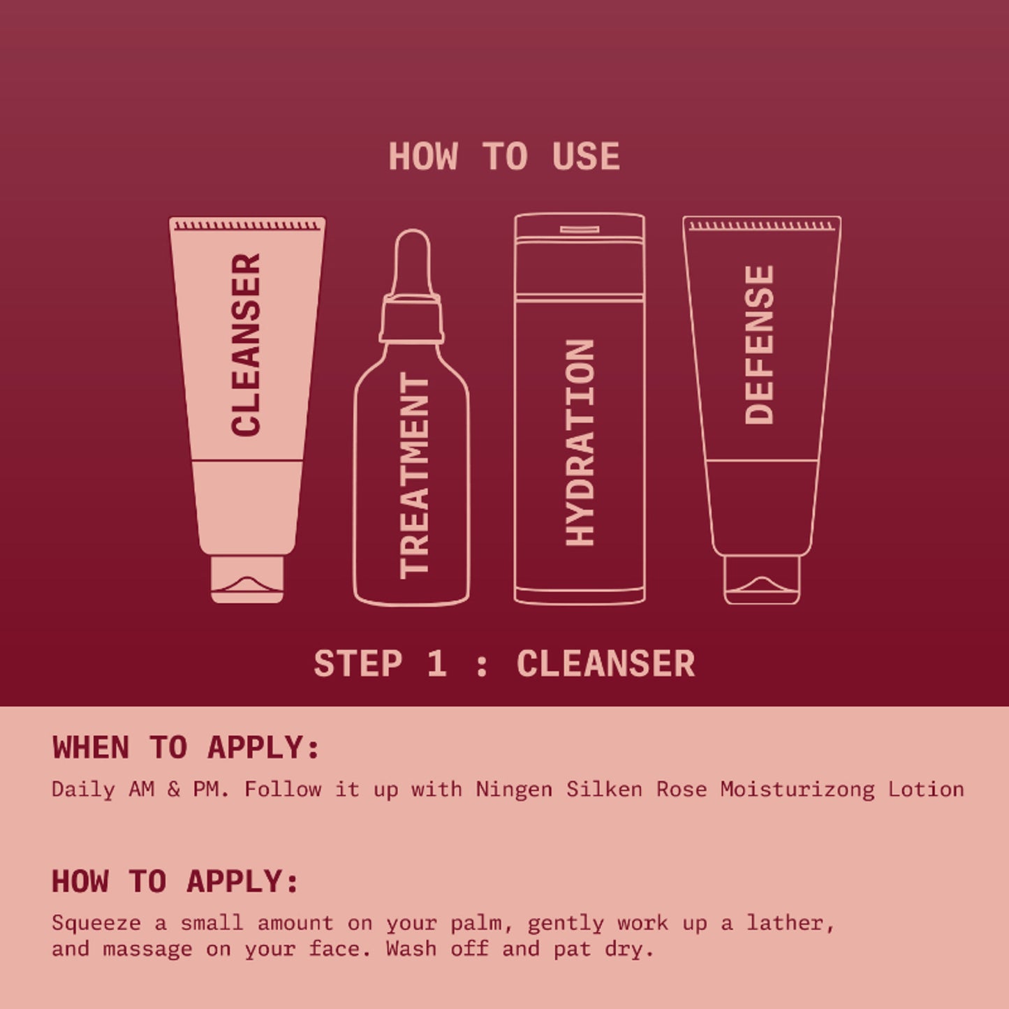 Ningen Jojoba Face Wash