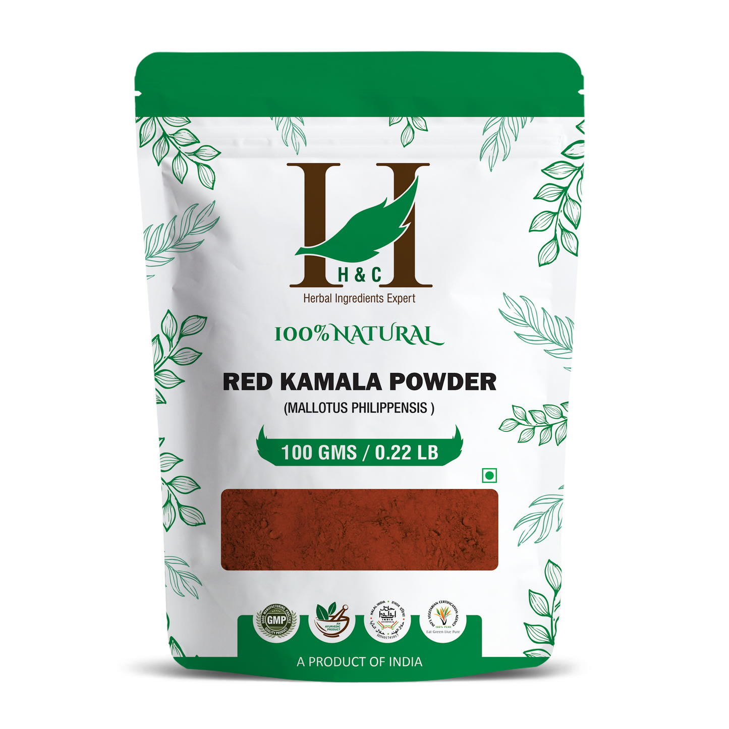 H&C Herbal Red Kamala Powder - Indyancart
