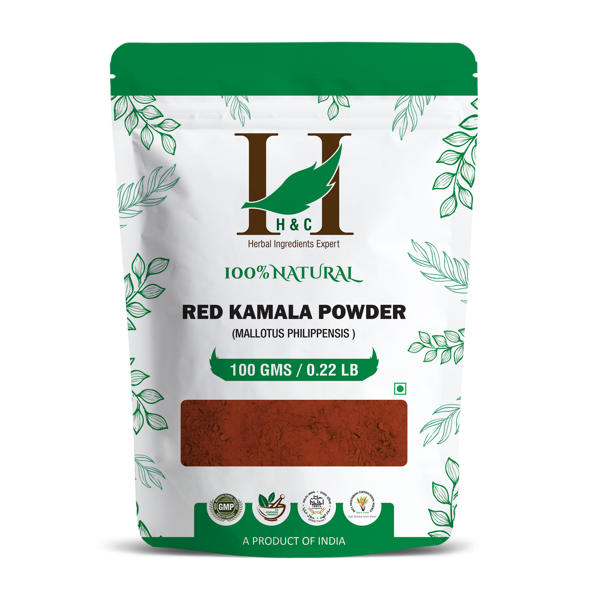 H&C Herbal Red Kamala Powder - Indyancart