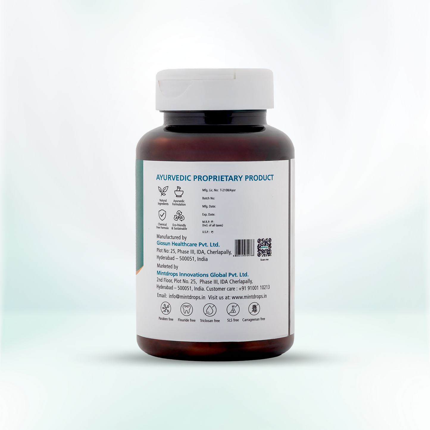 Mintdrops MouthMend Chewable Tablets (for Mouth Sores and Inflammation)