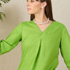 Dhiyona IE V-Neck A-Line Tunic With Trousers