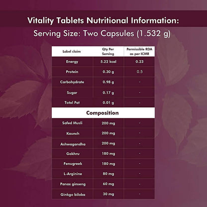 Man Matters Perform Vitality Tablets