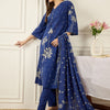 Dhiyona IE Women Floral Printed Regular Pure Cotton Kurta with Trousers & With Dupatta