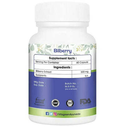 Vitagreen Bilberry Capsules