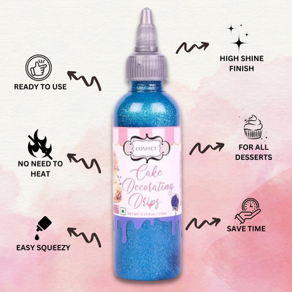 Confect Night Shine Navy | Edible Drips