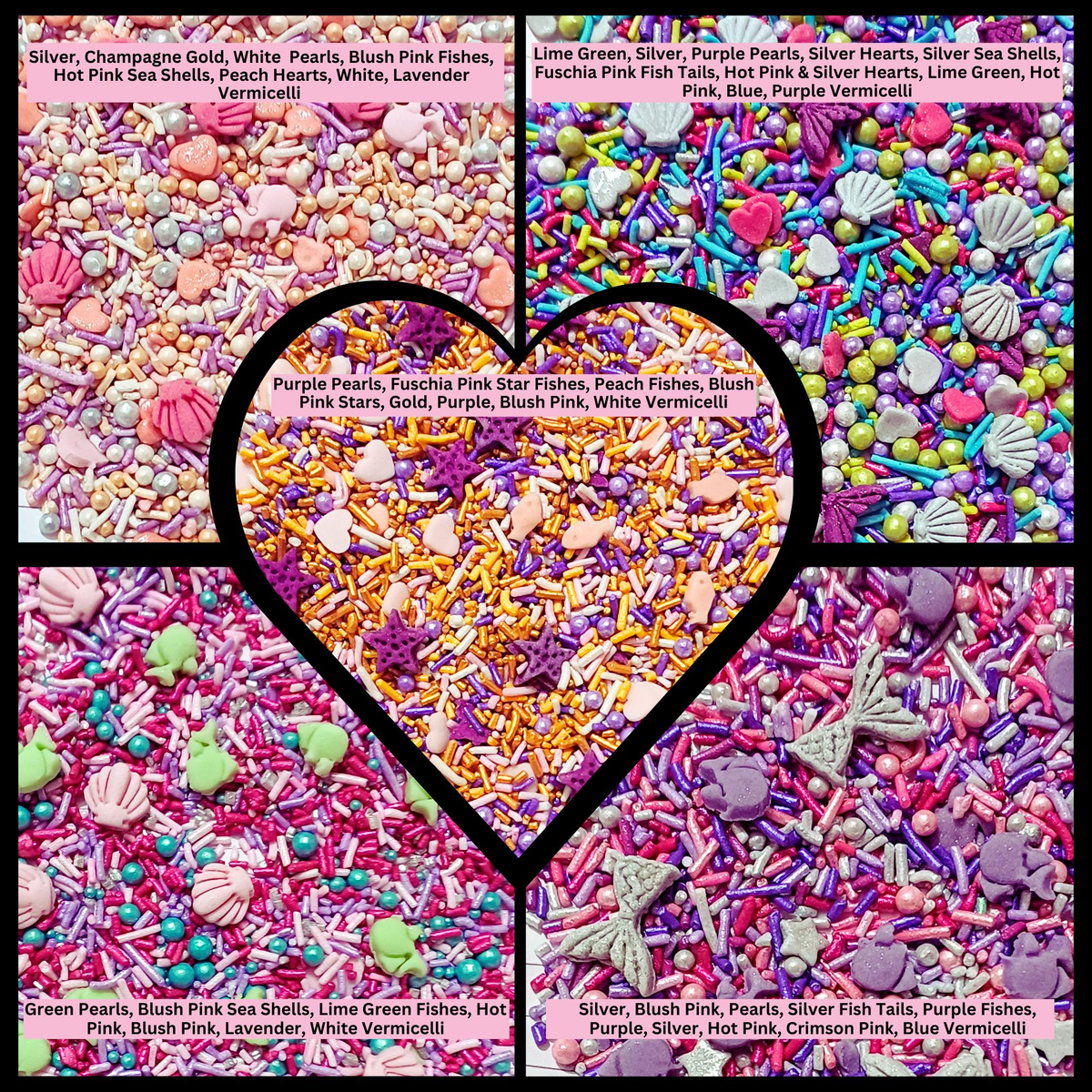 Confect Under the Sea Sprinkles for Decorations 03