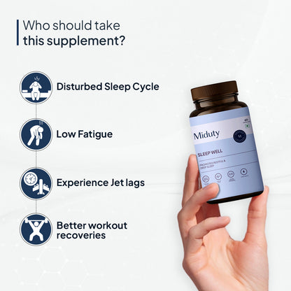 Miduty by Palak Notes Sleep Well Capsules - Indyancart