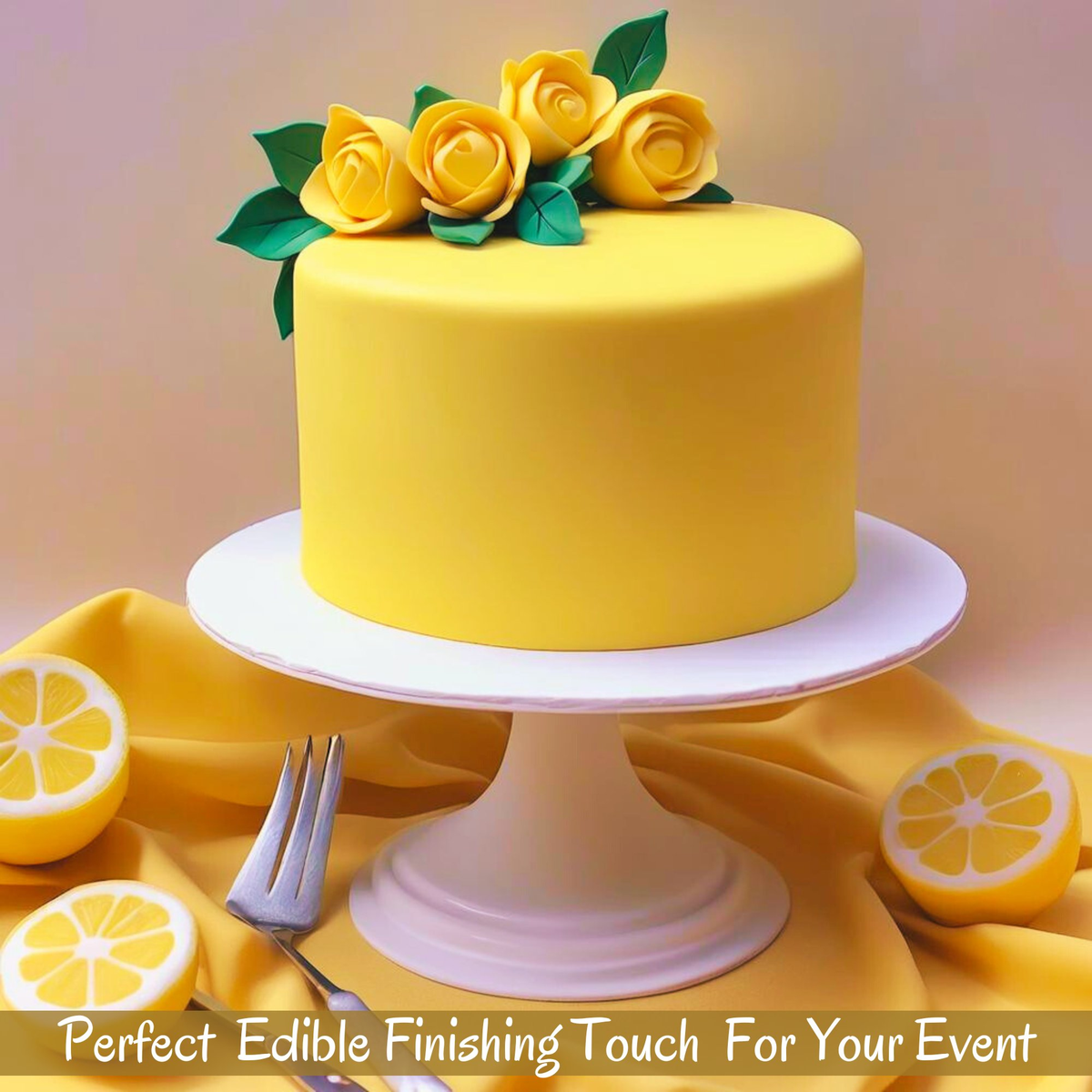 Confect Lemon Yellow Fondant | Edible Sugarpaste