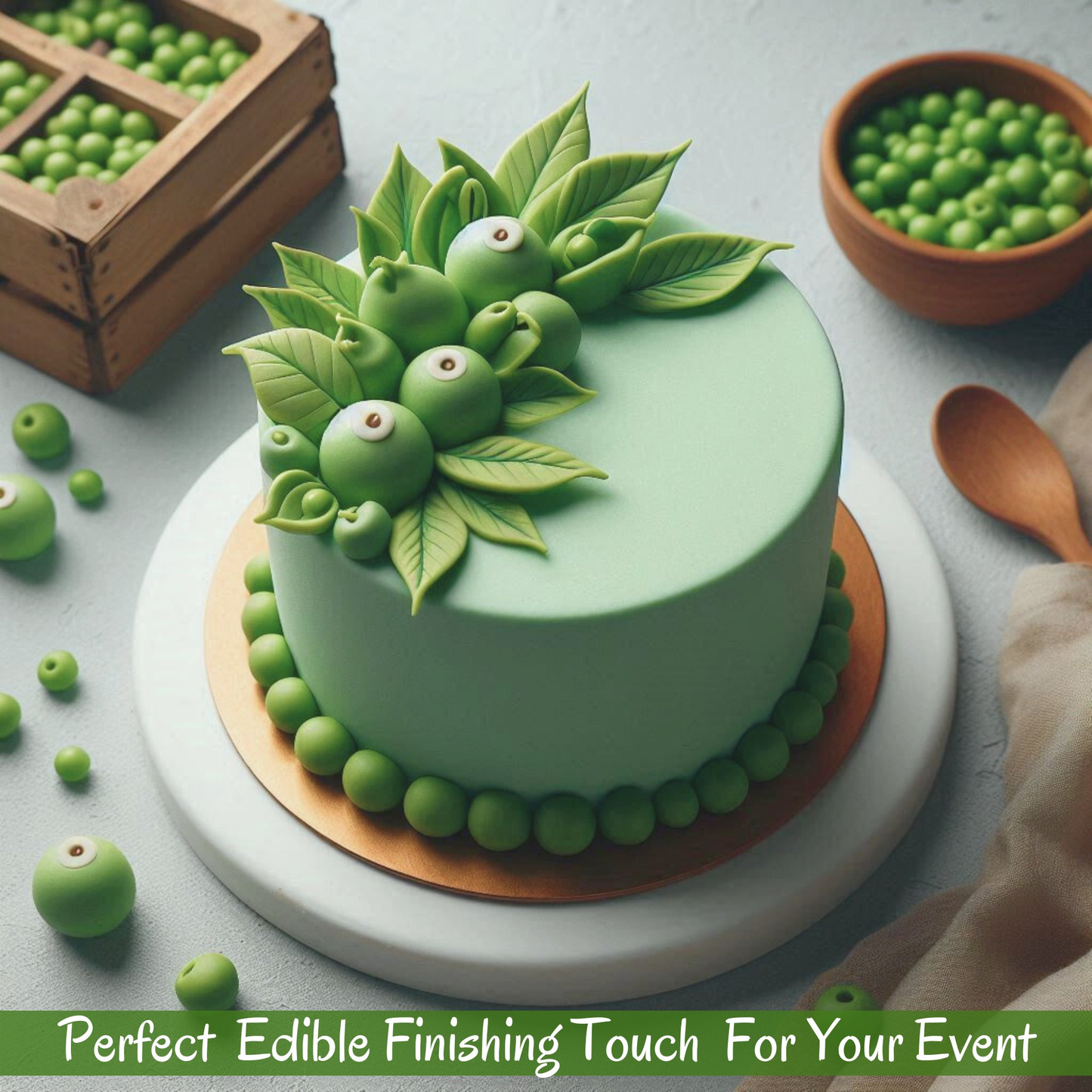 Confect Pea Green Fondant | Edible Sugarpaste