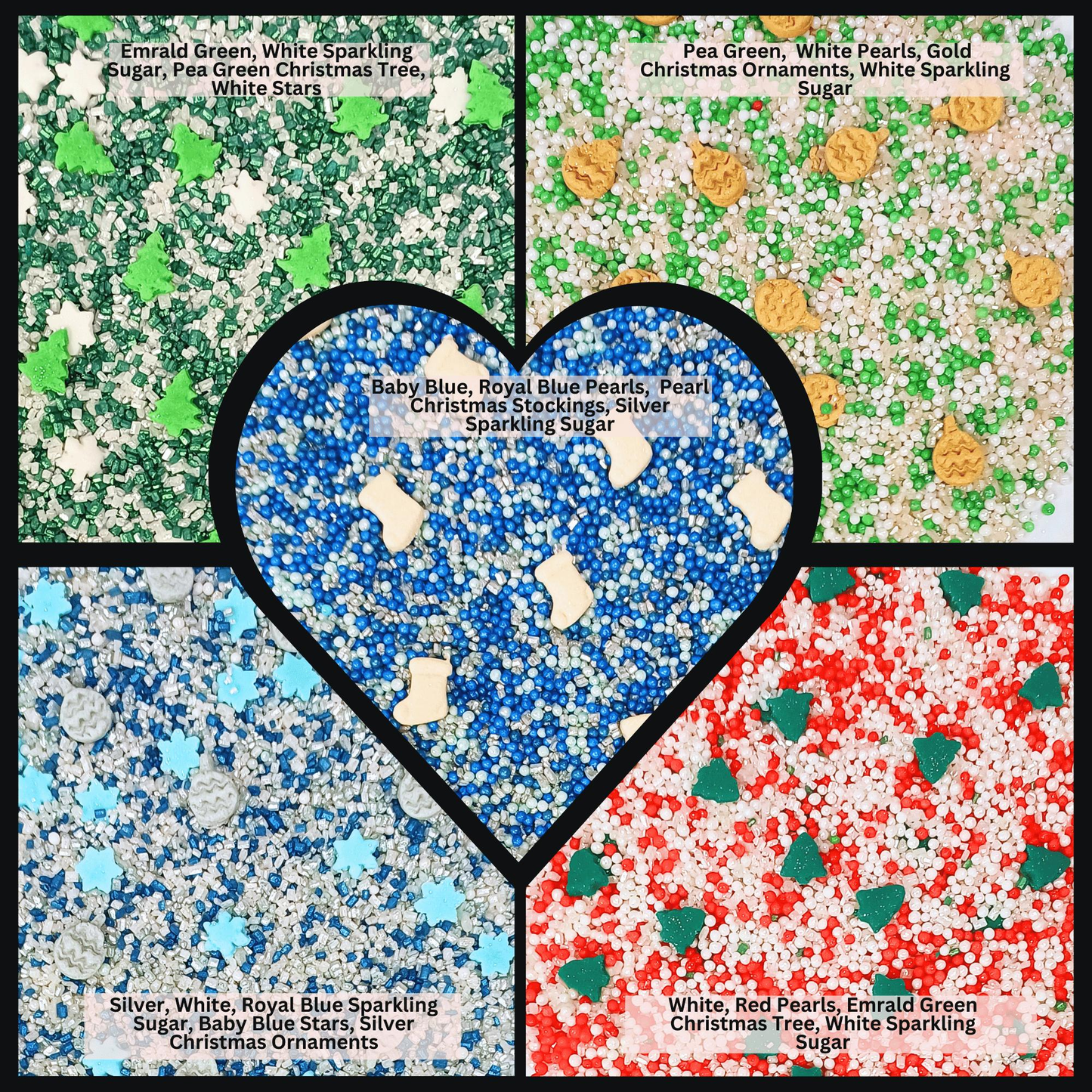 Confect Christmas Sprinkles CH Multipack 27
