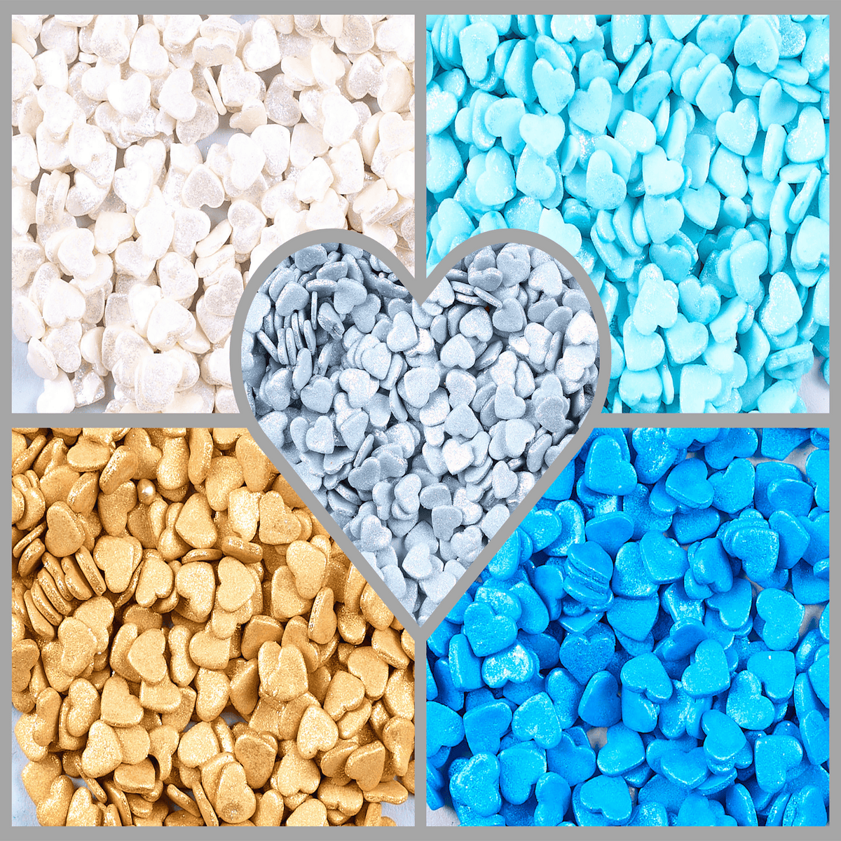 Confect Valentine Sprinkles | 03 Edible Decoration for Baking & Dessert