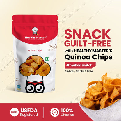 Healthy Master Light & Crispy Quinoa Chips | Millet Chips