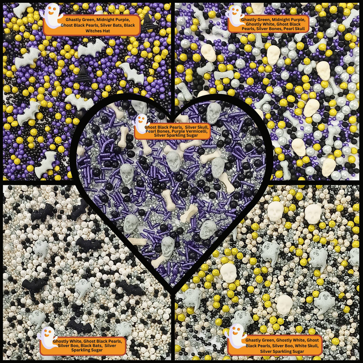 Confect Halloween sprinkles Multipack 1 (New)