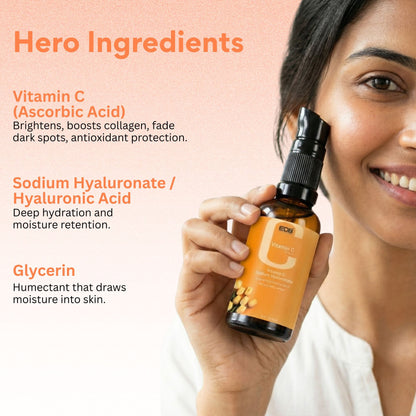 EOB 20% Vitamin C Serum with Hyaluronic Acid Face Serum