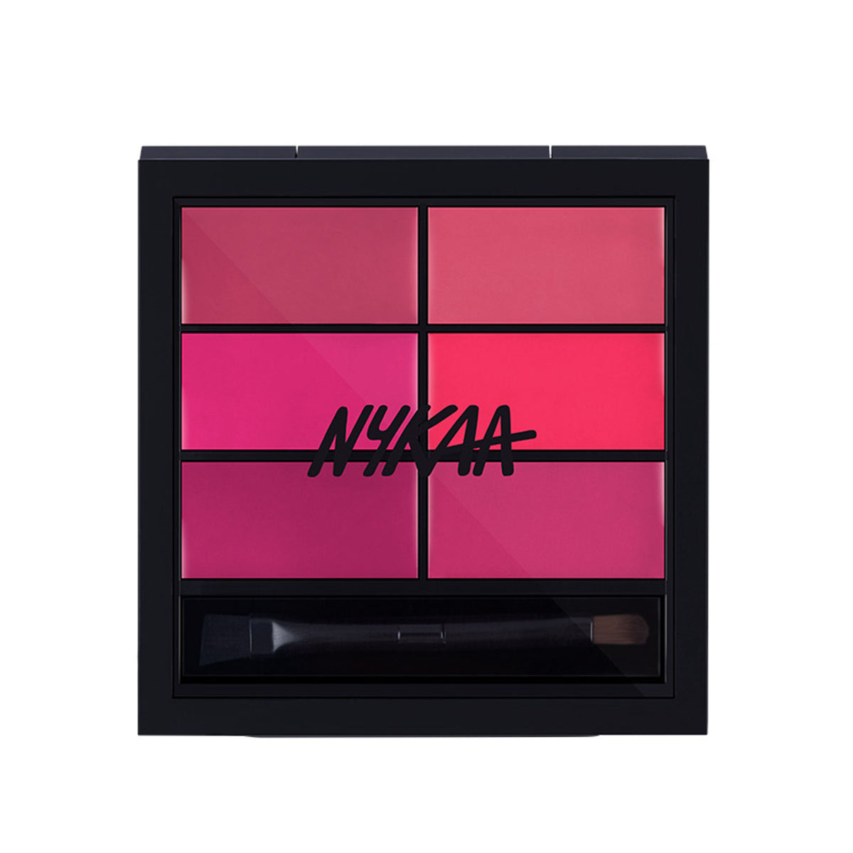 Nykaa Cosmetics Sealed with a Kiss! Girl Boss 01 lipstick palette with multiple vibrant shades in sleek packaging.