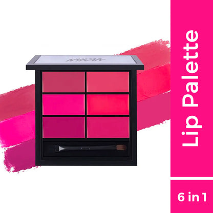 Nykaa Cosmetics Sealed with a Kiss! Lipstick Palette Girl Boss 01 with multiple vibrant lipstick shades in a compact palette
