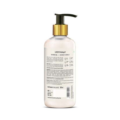 Layer'r Wottagirl Coconut & Vanilla Shower Gel