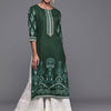 Dhiyona IE Women Ethnic Mothifs Printed Cotton Straight Kurta