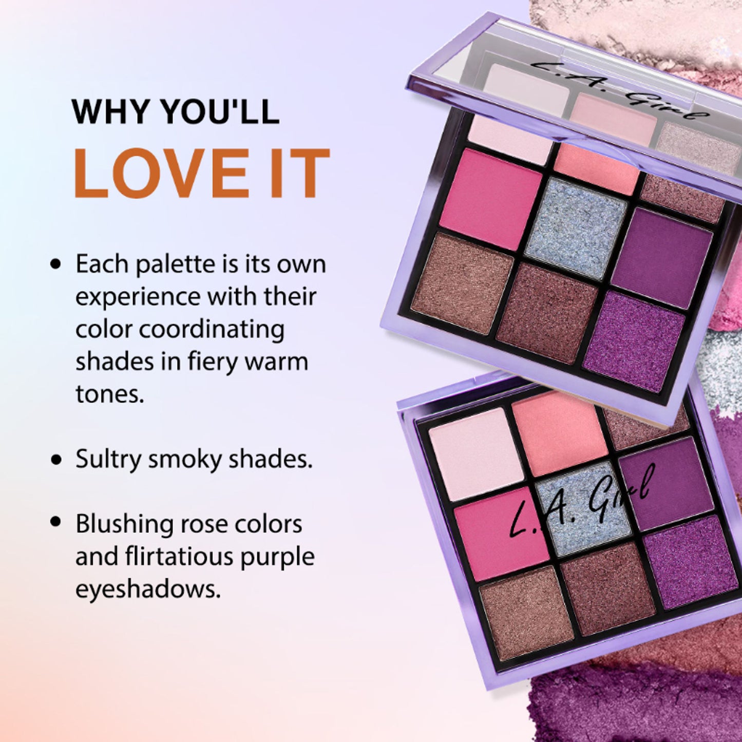 L.A. Girl Keep It Playful 9 Color Eye Palette - Playtime