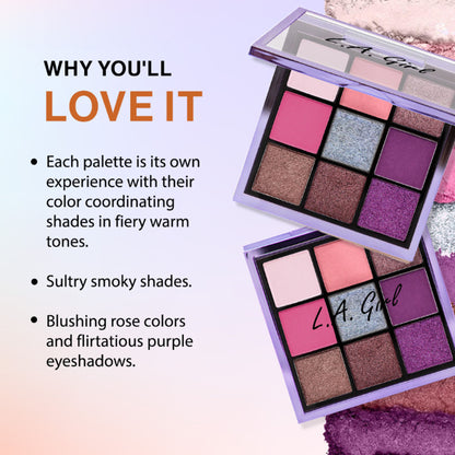 L.A. Girl Keep It Playful 9 Color Eye Palette - Playtime