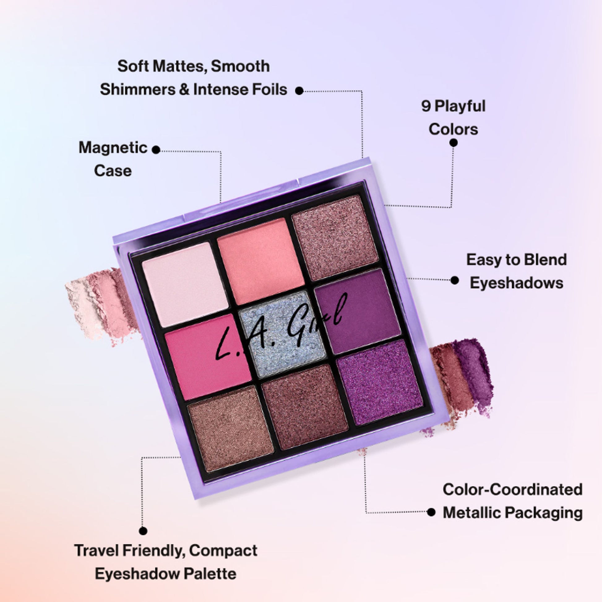 L.A. Girl Keep It Playful 9 Color Eye Palette - Playtime