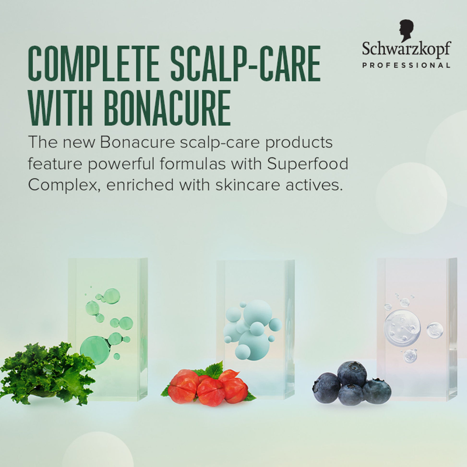 Schwarzkopf Professional Bonacure Scalp Soothing Shampoo|Dry & Sensitive Scalp|Kale & Madecassoside