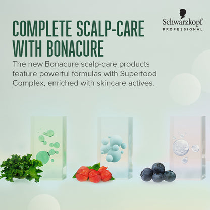 Schwarzkopf Professional Bonacure Scalp Soothing Shampoo|Dry & Sensitive Scalp|Kale & Madecassoside