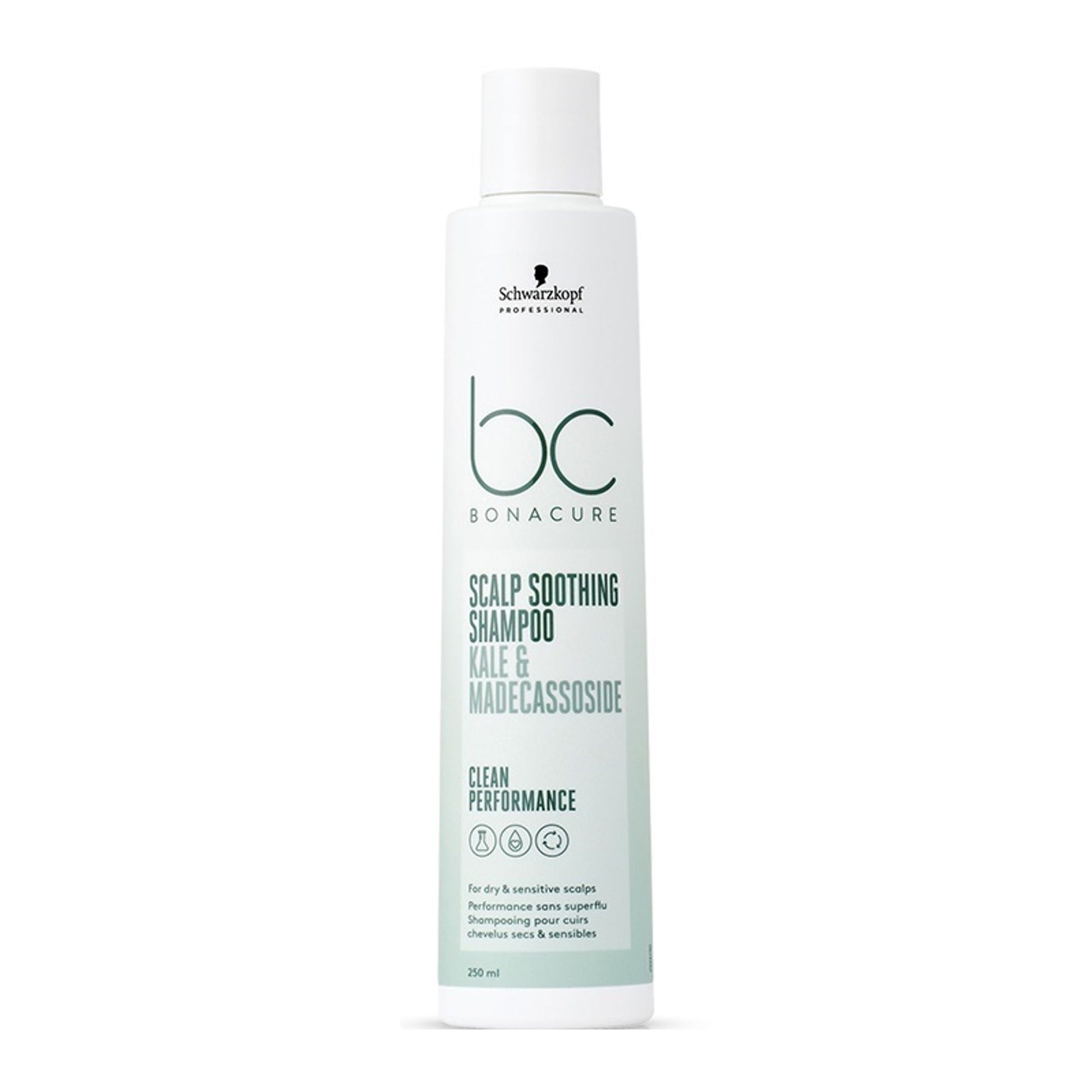 Schwarzkopf Professional Bonacure Scalp Soothing Shampoo|Dry & Sensitive Scalp|Kale & Madecassoside