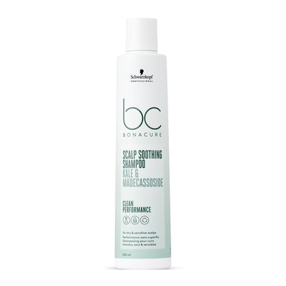 Schwarzkopf Professional Bonacure Scalp Soothing Shampoo|Dry & Sensitive Scalp|Kale & Madecassoside