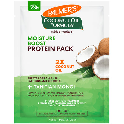 Palmer's Coconut Oil Conditioner Pack For Moisture Boost Of Dry, Damaged & Colour Treated Hair