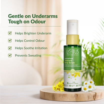 Lotus Botanicals Luminafresh Underarm Spray Serum - Floral