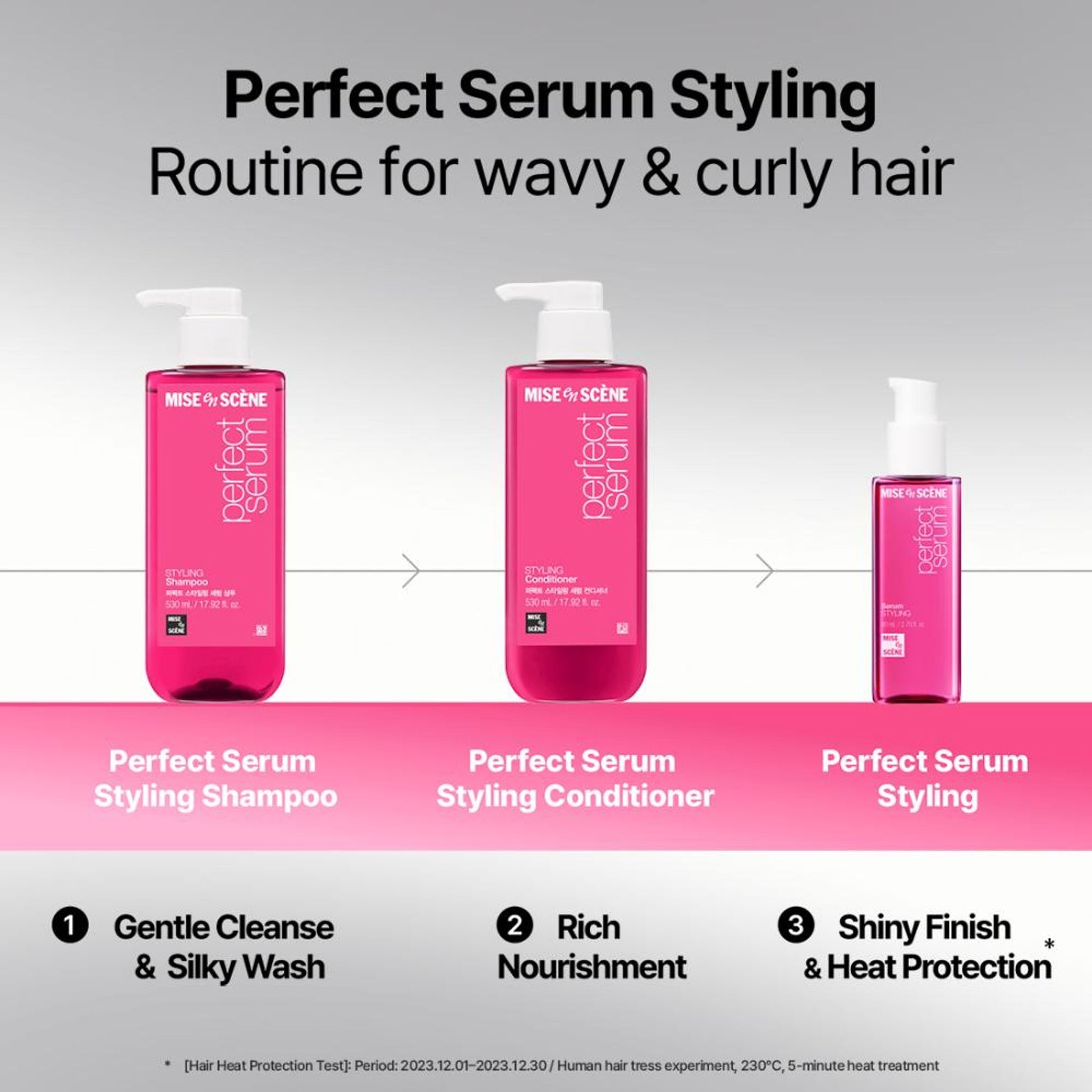 mise en scene Perfect Serum Styling Shampoo