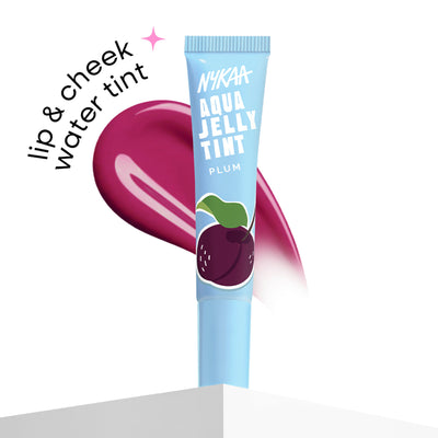 Nykaa Cosmetics Aqua Jelly Lip & Cheek Multi-use Water Tint - Plum
