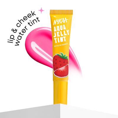 Nykaa Cosmetics Aqua Jelly Lip & Cheek Multi-use Water Tint - Strawberry