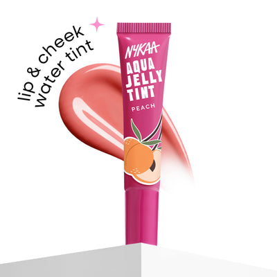 Nykaa Cosmetics Aqua Jelly Lip & Cheek Multi-use Water Tint - Peach