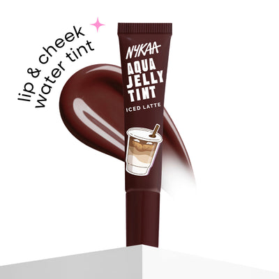 Nykaa Cosmetics Aqua Jelly Lip & Cheek Multi-use Water Tint - Iced Latte