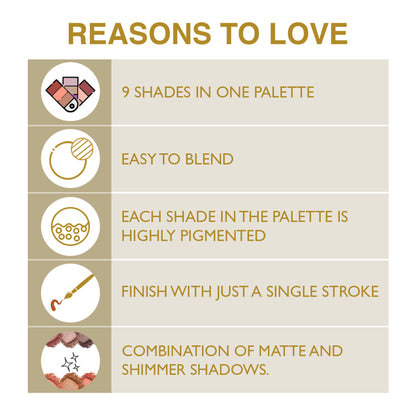 Insight Professional Eyeshadow Palette - Rose Gold