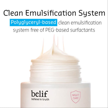 belif Super Knights Korean Regenerating Sleeping Mask-Vegan Night Cream for Anti Aging & Brightening