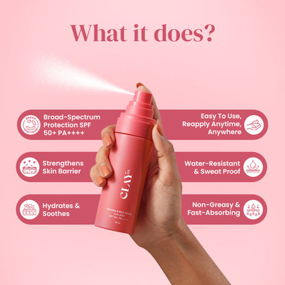 ClayCo Sakura & Rice Water Sunmist With SPF 50+ PA++++