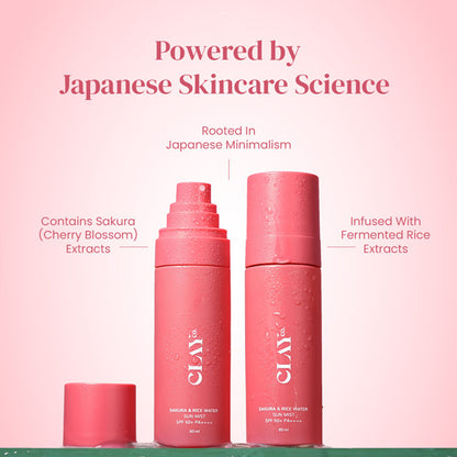 ClayCo Sakura & Rice Water Sunmist With SPF 50+ PA++++