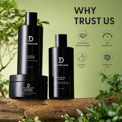 De Fabulous Tea Tree Oil Sulphate Free Conditioner For Scalp Health - All Hair Types